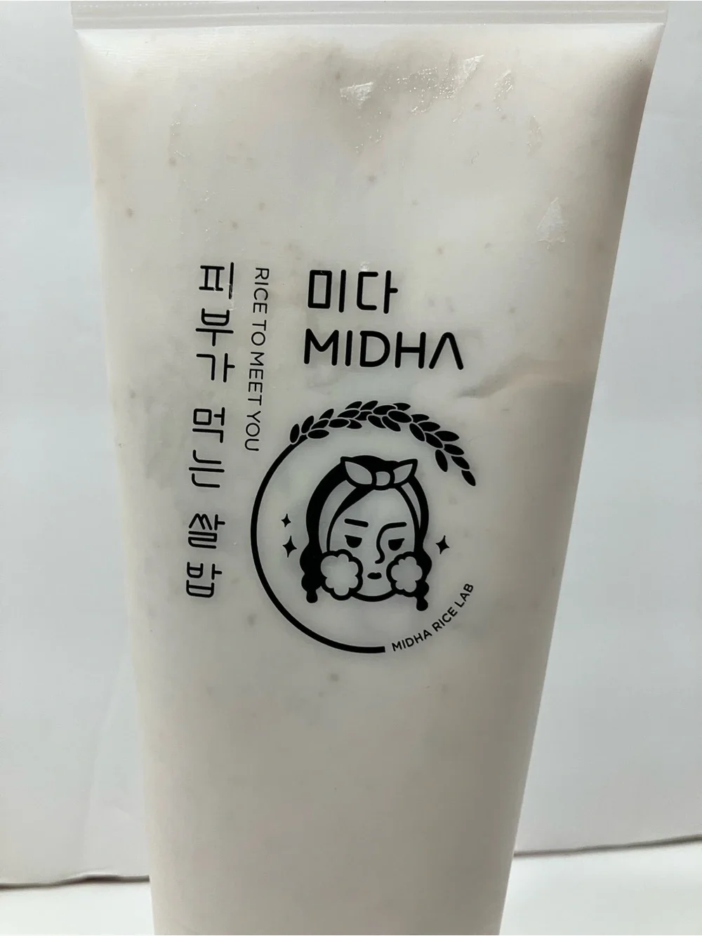 MIDHA Rice Bran Scrub Foam 5.07fl.oz/150ml Made in Korea